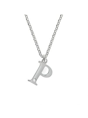 Anhänger mit Kette 925/- Sterling Silber Diamant weiß Diamant 45+3cm Glänzend 0,008ct. Diamonds by Ellen K. Weiß