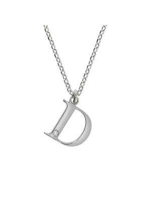 Anhänger mit Kette 925/- Sterling Silber Diamant weiß Diamant 45+3cm Glänzend 0,008ct. Diamonds by Ellen K. Weiß