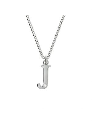 Anhänger mit Kette 925/- Sterling Silber Diamant weiß Diamant 45+3cm Glänzend 0,008ct. Diamonds by Ellen K. Weiß