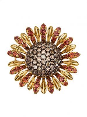 Anhänger mit Saphiren und Diamanten Diemer Farbstein Multicolor