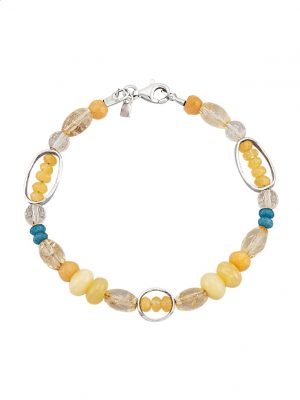 Armband in Silber 925 Roman Glass Silberfarben