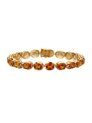 Armband mit Citrinen Diemer Farbstein Gelb