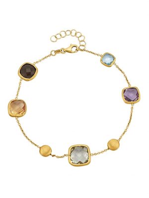 Armband mit Farbsteinen Diemer Farbstein Multicolor