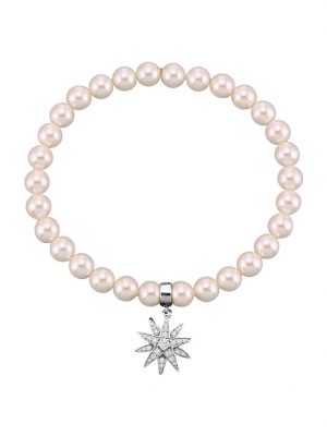 Armband mit Swarovski-Perlen Atelier Imperial Sisi Silberfarben