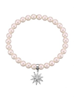 Armband mit Swarovski-Perlen Atelier Imperial Sisi Silberfarben