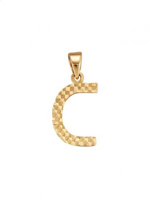 Buchstaben-Anhänger "C" in Gelbgold 585 Diemer Gold Gelbgoldfarben