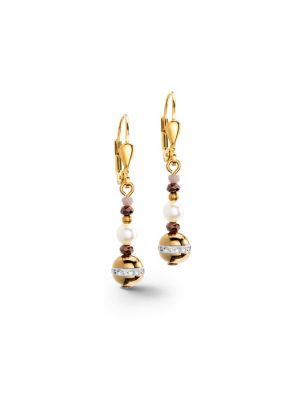 Coeur de Lion Ohrringe - 434920.1116.0 Edelstahl vergoldet, Swarovski Kristall gold