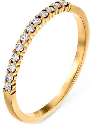 Damen-Damenring 12 Diamant CHRIST C-Collection Gelbgold