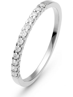 Damen-Damenring 12 Diamant CHRIST C-Collection Weißgold