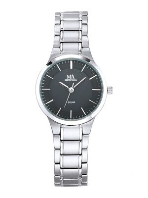 Damen-Solaruhr Meister Anker Grau