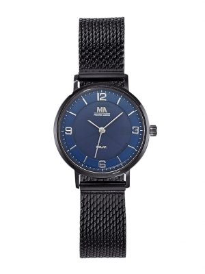 Damen-Solaruhr Meister Anker Schwarz