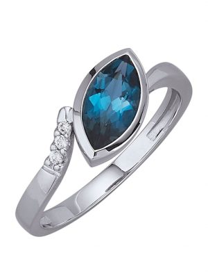 Damenring AMY VERMONT Blau