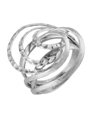 Damenring diamantiert AMY VERMONT Silberfarben