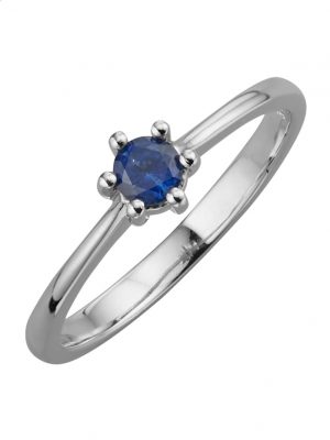 Damenring in Platin 950 AMY VERMONT Blau
