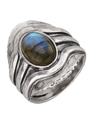 Damenring in Silber 925 Roman Glass Silberfarben