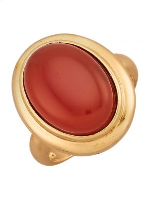 Damenring mit Karneol Orange