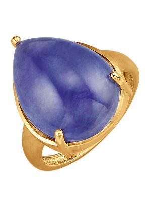 Damenring mit Tansanit Diemer Farbstein Blau