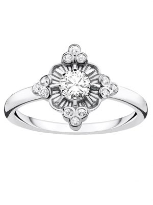 Damenring mit Zirkonia Thomas Sabo TR2221-643-14 Thomas Sabo Weiß