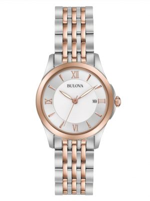 Damenuhr 98M125 Bulova Gelbgoldfarben/Silberfarben