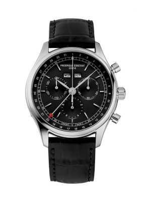 Frederique Constant Herrenuhr Classics Quartz Chronograph Big Date FC-296DG5B6