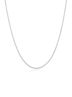 Halskette Herren Basic Kordelkette Gedreht Fein 925 Silber Kuzzoi Silber