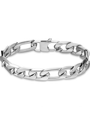 Herren-Armband Edelstahl FAVS. Silber
