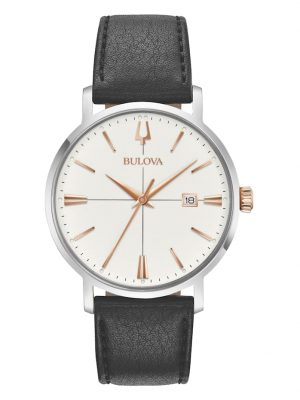 Herrenuhr 98B254 Bulova Schwarz