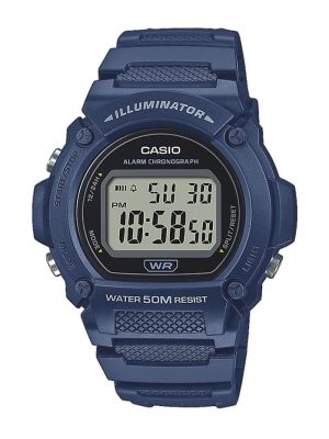 Herrenuhr-Digital-Chronograph W-219H-2AVEF Casio Blau