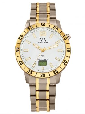 Herrenuhr Meister Anker Silberfarben/Gelbgoldfarben