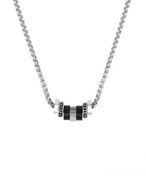 Kette mit Anhänger für Herren, Edelstahl s.Oliver Bicolor