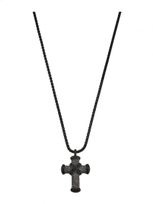 Kreuz-Anhänger mit Kette Jaques Lemans La Passion Jacques Lemans Schwarz