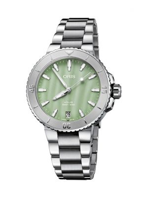 Oris Damenuhr Aquis Date 01 733 7770 4157-07 818 05P