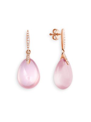 Palido Ohrringe - My Diary #Wachau S5599R 750 Gold, Brillant, Edelstein rosegold