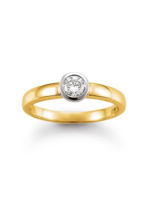 Palido Ring - 56 585 Gold, Brillant bicolor