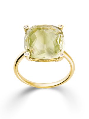 Palido Ring - My Diary #Wachau S5646G 750 Gold, Brillant, Edelstein gold