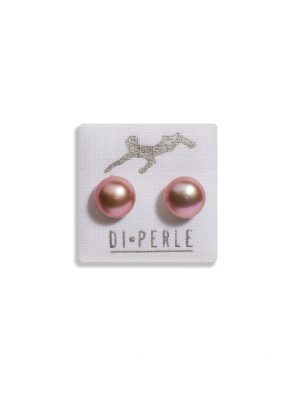 Perlenschmuck 585 Gelbgold Süsswasser Perlen Ohrstecker DI PERLE Naturfarbe