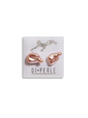 Perlenschmuck 585 Gelbgold Süsswasser Perlen Ohrstecker DI PERLE Naturfarbe