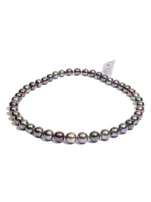 Perlenschmuck Tahiti Perlen Collier ( 44 cm ) DI PERLE Silber