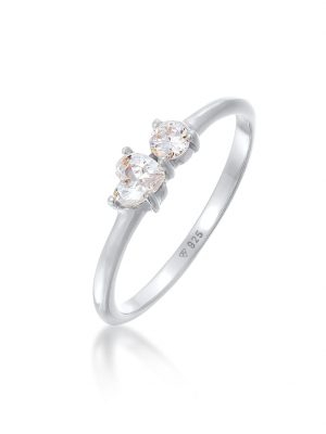 Ring Herz Zirkonia Symbol Verlobung 925 Silber Elli Silber