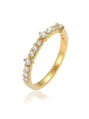 Ring Topas Memoire Eternity Verlobung 925 Silber Elli Premium Gold
