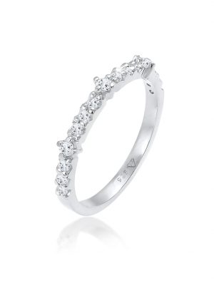 Ring Topas Memoire Eternity Verlobung 925 Silber Elli Premium Silber