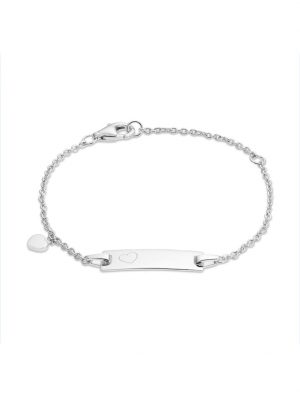 Unisex-I.D.-Armband 925er Silber FAVS. Silber