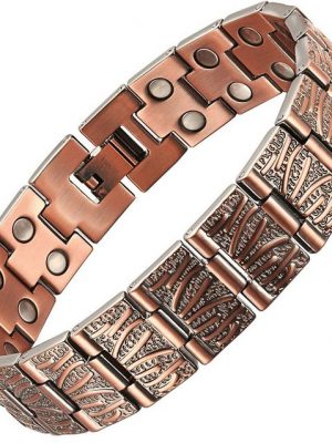 AcserGery Bettelarmband "Starkes therapeutisches Magnetisches Armband für Herren - Ideal als Schmerzlinderung, bei Arthritis & Karpaltunnelsyndrom - magnetarmband herren gesundheit( Klassischer Stil) "