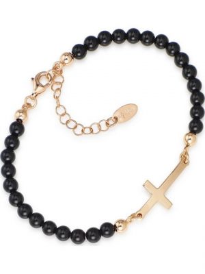 Amen Silberarmband "Amen Unisex-Armband 925er Silber 28 Onyx", Modern