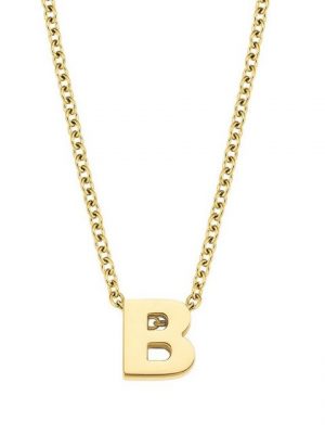 Amor Kette mit Anhänger "Unisex, Edelstahl, B" (1-tlg., Kette mit Anhänger)