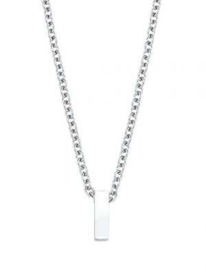 Amor Kette mit Anhänger "Unisex, Edelstahl, I" (1-tlg., Kette mit Anhänger)