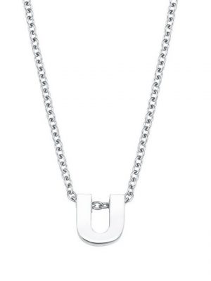 Amor Kette mit Anhänger "Unisex, Edelstahl, U" (1-tlg., Kette mit Anhänger)
