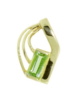 Anhänger - Gleiter-Mindy - Gold 333/000 - Peridot OSTSEE-SCHMUCK Gelb