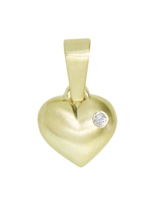 Anhänger - Herz - Gold 333/000 - , OSTSEE-SCHMUCK Gelb