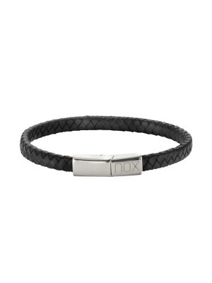 Armband Edelstahl 21,5cm Glänzend nox Schwarz
